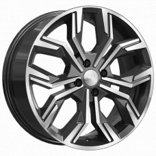 Диск R17 4x100 7J ET37 D67,1 Скад Амиата алмаз