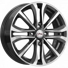 Диск R16 4x100 6J ET45 D54,1 iFree Панган (КС938-00) Блэк Джек