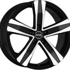 Диск R18 5x160 7,5J ET50 D65,1 MAK Stone 5 Black Mirror