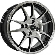 Диск R15 4x100 6J ET40 D60,1 Megami MGM-5 BKF