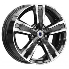Диск R16 5x114,3 6,5J ET45 D67,1 K&K Оклахома (КС998) алмаз чёрный