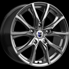 Диск R17 5x114,3 7,5J ET38 D71,6 K&K Твист (КС697M) дарк платинум