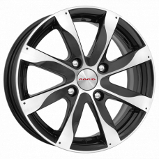 Диск R15 4x114,3 6J ET40 67,1 K&K Джемини (КС617) алмаз черный