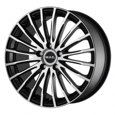 Диск R17 5x112 7,5J ET30 D76 MAK Fatale Ice Black
