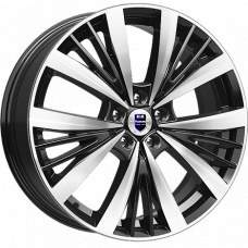 Диск R19 5x108 7,5J ET45 67,1 K&K Марвел (КС881) алмаз черный SK