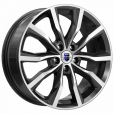 Диск R18 5x114,3 7,5J ET33 67,1 K&K Портер (КС906) алмаз черный