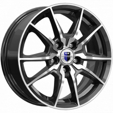 Диск R16 5x112 6,5J ET46 D57,1 Rapid Адамар-ориг, (КС886) алмаз черный Диск R16 5x112 6,5J ET46 D57,1 Rapid Адамар-ориг, (КС886) алмаз черный