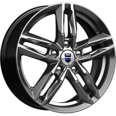 Диск R16 5x100 6J ET38 D57,1 К&К Sayan (КС731-00) дарк платинум
